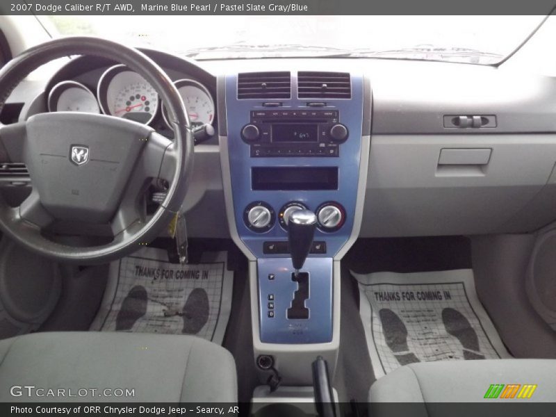 Marine Blue Pearl / Pastel Slate Gray/Blue 2007 Dodge Caliber R/T AWD