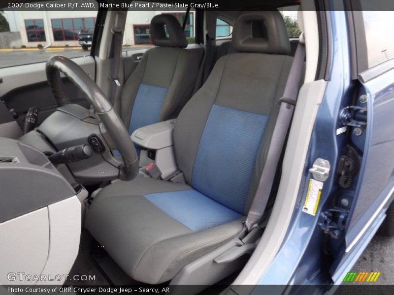 Marine Blue Pearl / Pastel Slate Gray/Blue 2007 Dodge Caliber R/T AWD