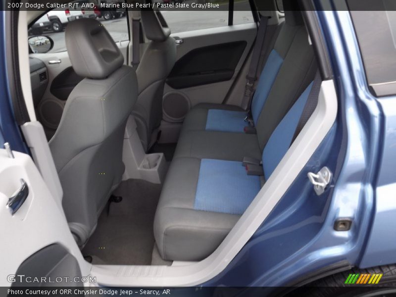 Marine Blue Pearl / Pastel Slate Gray/Blue 2007 Dodge Caliber R/T AWD