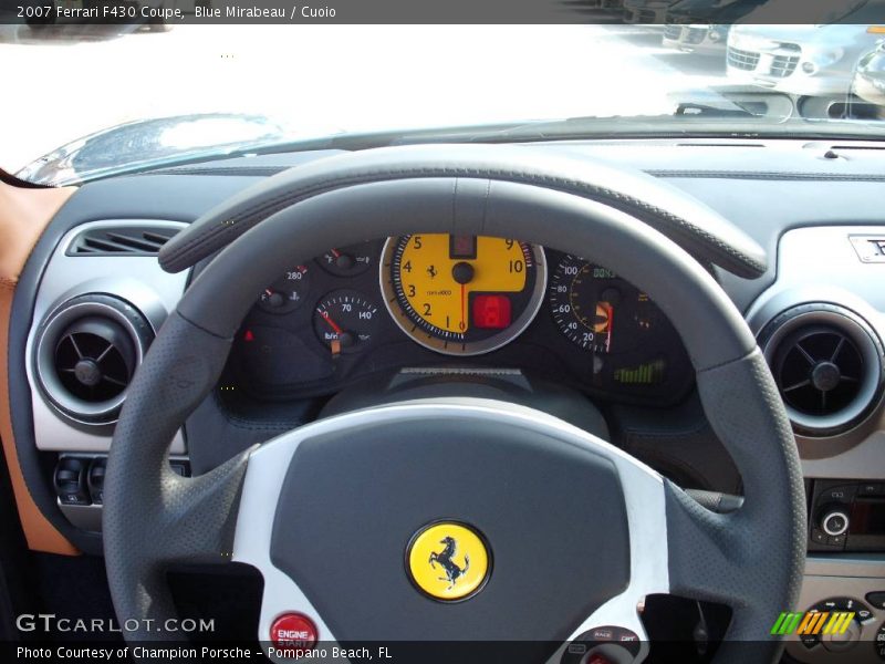 Blue Mirabeau / Cuoio 2007 Ferrari F430 Coupe