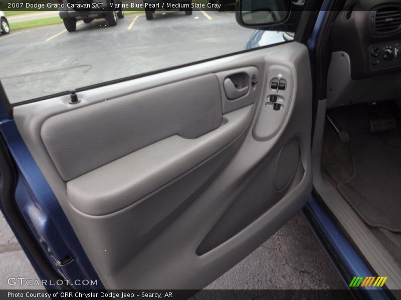 Marine Blue Pearl / Medium Slate Gray 2007 Dodge Grand Caravan SXT