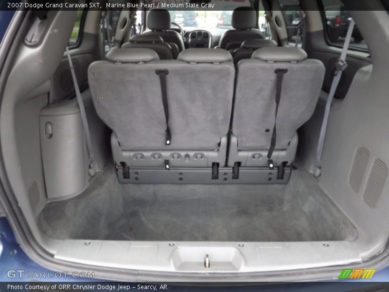Marine Blue Pearl / Medium Slate Gray 2007 Dodge Grand Caravan SXT