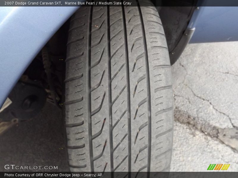 Marine Blue Pearl / Medium Slate Gray 2007 Dodge Grand Caravan SXT