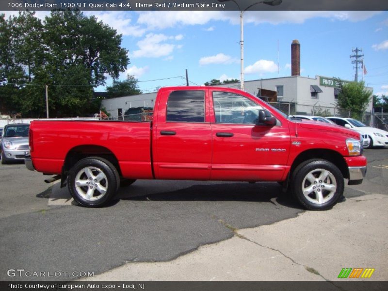 Flame Red / Medium Slate Gray 2006 Dodge Ram 1500 SLT Quad Cab 4x4