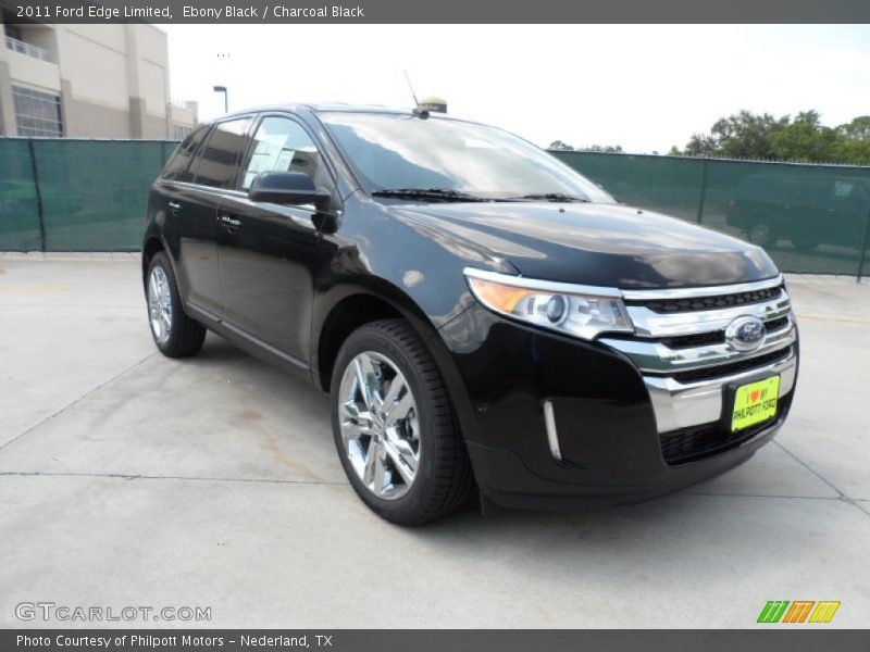 Ebony Black / Charcoal Black 2011 Ford Edge Limited