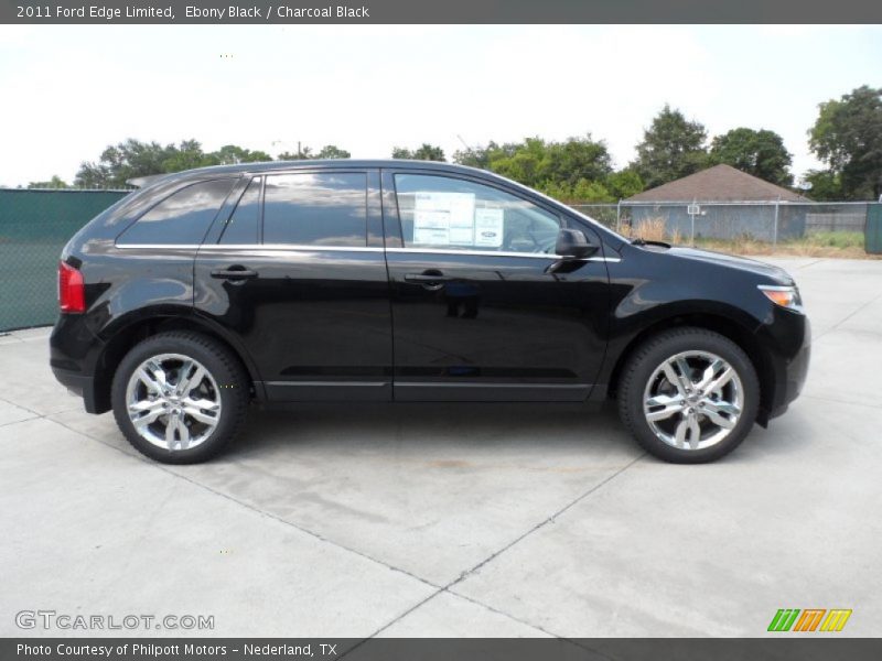 Ebony Black / Charcoal Black 2011 Ford Edge Limited