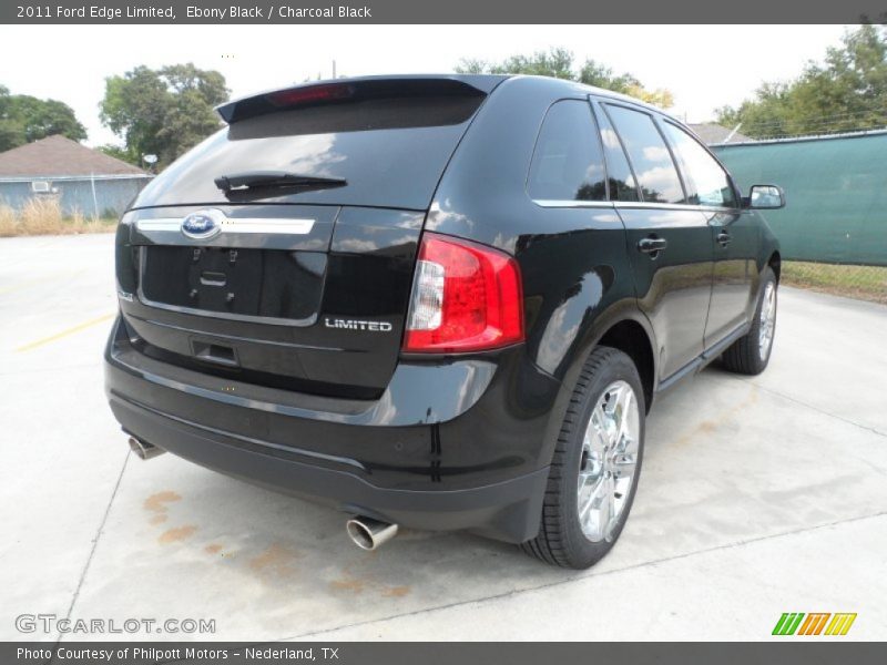 Ebony Black / Charcoal Black 2011 Ford Edge Limited