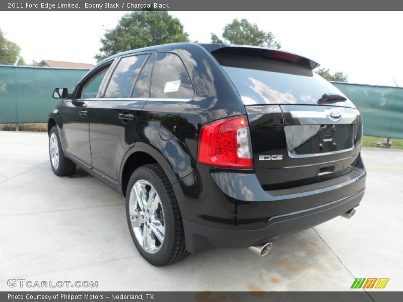 Ebony Black / Charcoal Black 2011 Ford Edge Limited