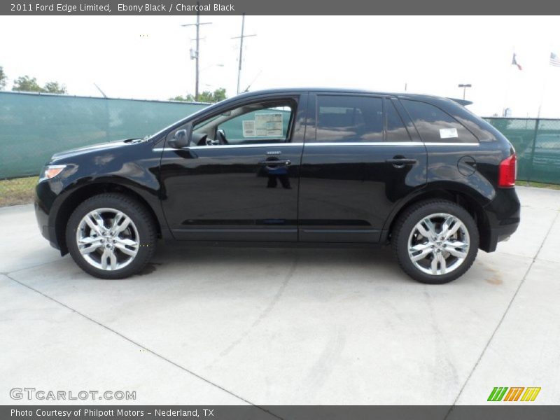 Ebony Black / Charcoal Black 2011 Ford Edge Limited