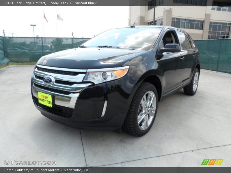 Ebony Black / Charcoal Black 2011 Ford Edge Limited