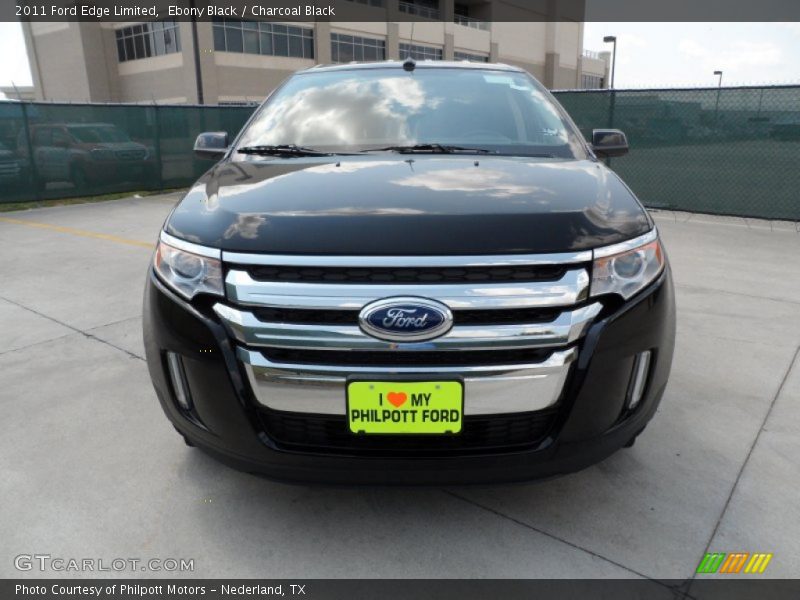 Ebony Black / Charcoal Black 2011 Ford Edge Limited