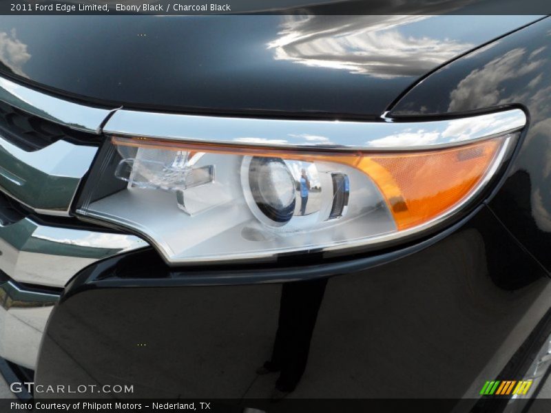 Ebony Black / Charcoal Black 2011 Ford Edge Limited