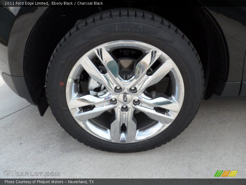 Ebony Black / Charcoal Black 2011 Ford Edge Limited