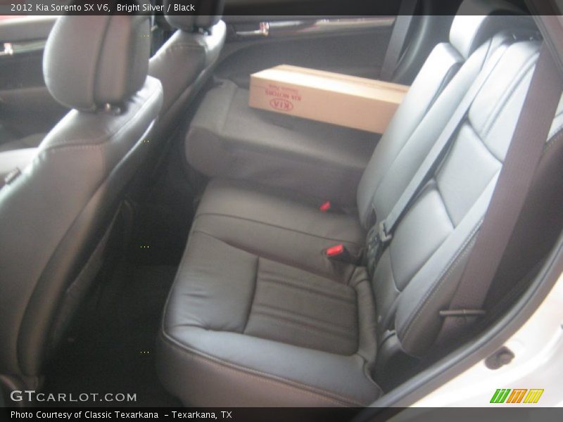 Bright Silver / Black 2012 Kia Sorento SX V6