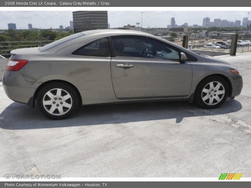 Galaxy Gray Metallic / Gray 2008 Honda Civic LX Coupe