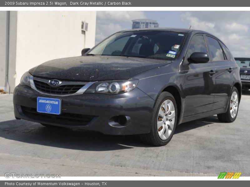 Dark Gray Metallic / Carbon Black 2009 Subaru Impreza 2.5i Wagon