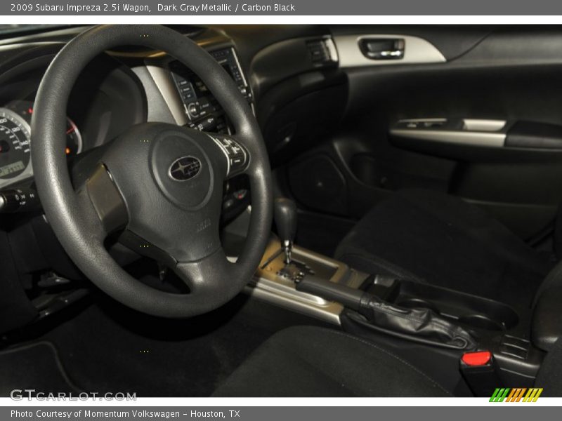 Dark Gray Metallic / Carbon Black 2009 Subaru Impreza 2.5i Wagon