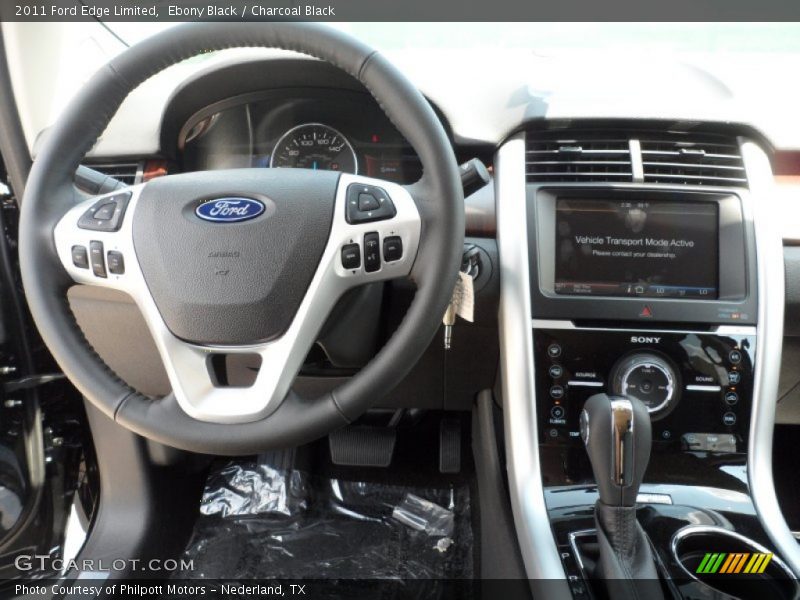 Ebony Black / Charcoal Black 2011 Ford Edge Limited