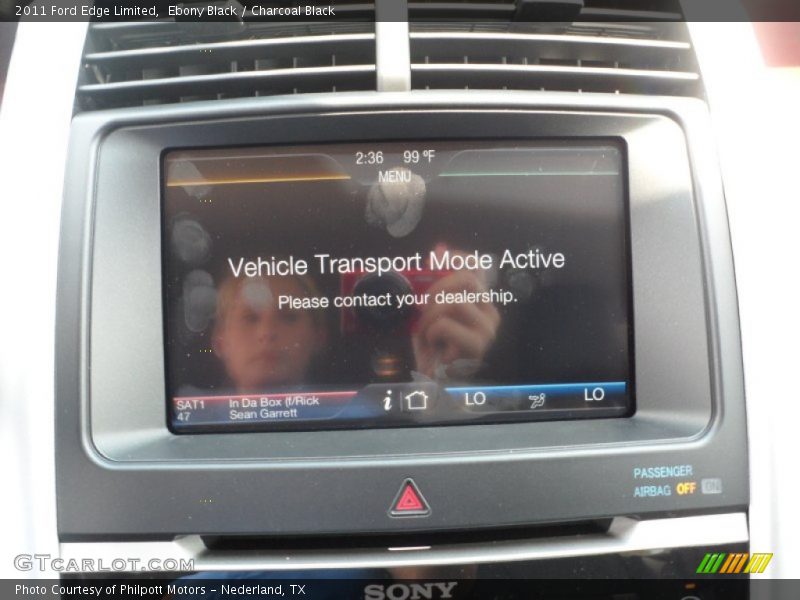 Ebony Black / Charcoal Black 2011 Ford Edge Limited