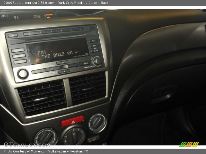 Dark Gray Metallic / Carbon Black 2009 Subaru Impreza 2.5i Wagon