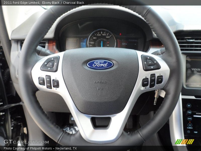Ebony Black / Charcoal Black 2011 Ford Edge Limited
