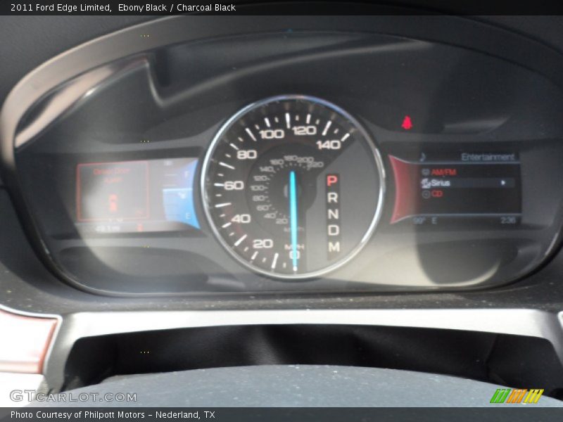 Ebony Black / Charcoal Black 2011 Ford Edge Limited