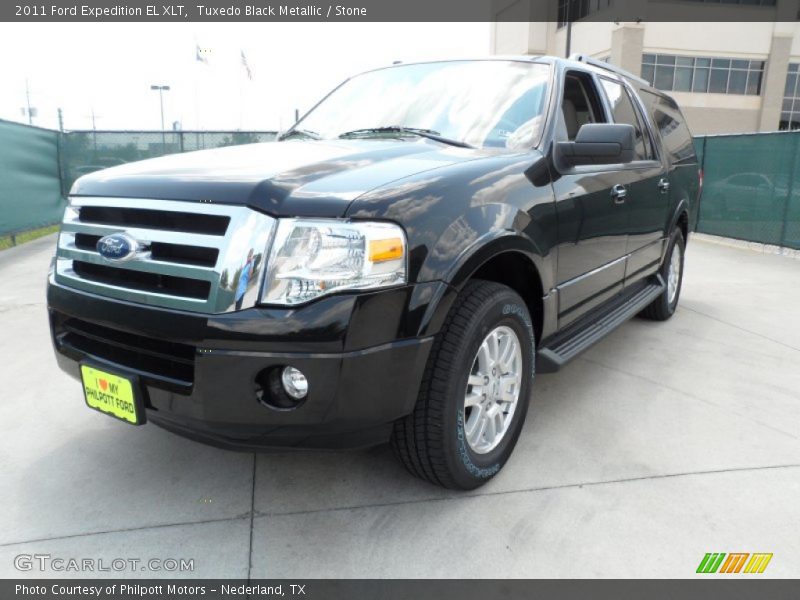 Tuxedo Black Metallic / Stone 2011 Ford Expedition EL XLT