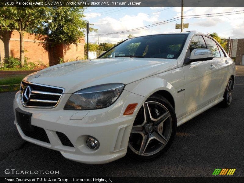 Arctic White / Black AMG Premium Leather 2009 Mercedes-Benz C 63 AMG