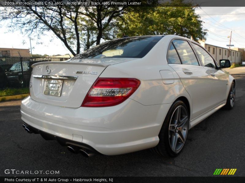 Arctic White / Black AMG Premium Leather 2009 Mercedes-Benz C 63 AMG