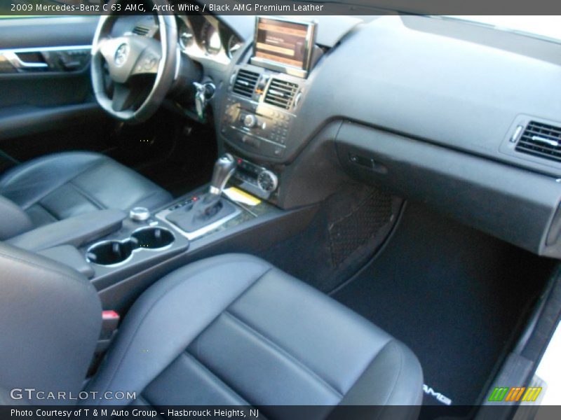 Arctic White / Black AMG Premium Leather 2009 Mercedes-Benz C 63 AMG