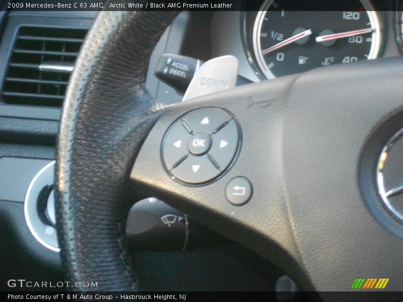 Arctic White / Black AMG Premium Leather 2009 Mercedes-Benz C 63 AMG
