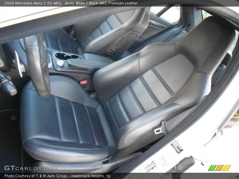 Arctic White / Black AMG Premium Leather 2009 Mercedes-Benz C 63 AMG