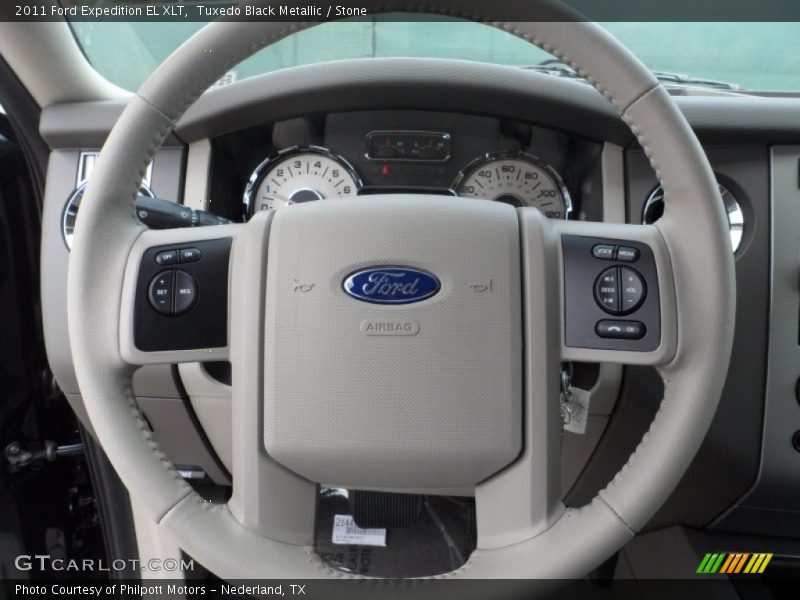 Tuxedo Black Metallic / Stone 2011 Ford Expedition EL XLT