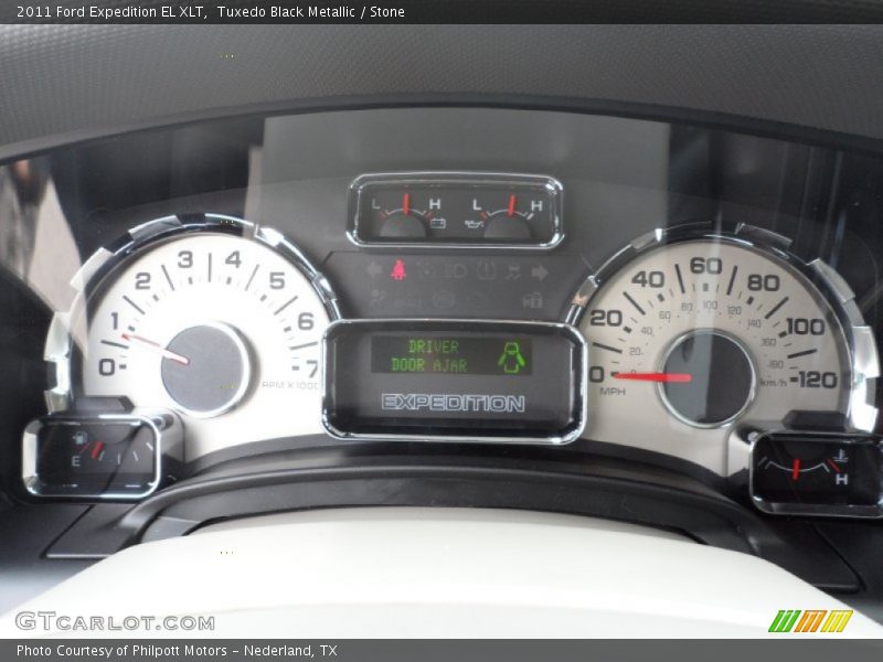 Tuxedo Black Metallic / Stone 2011 Ford Expedition EL XLT