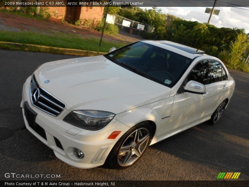 Arctic White / Black AMG Premium Leather 2009 Mercedes-Benz C 63 AMG