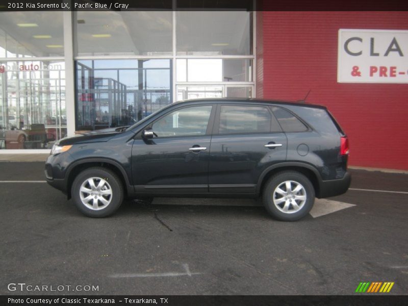 Pacific Blue / Gray 2012 Kia Sorento LX