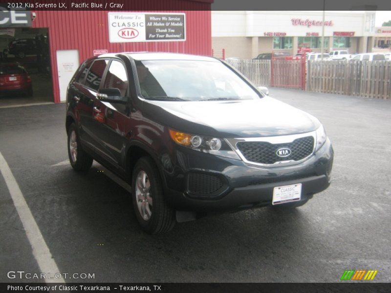 Pacific Blue / Gray 2012 Kia Sorento LX