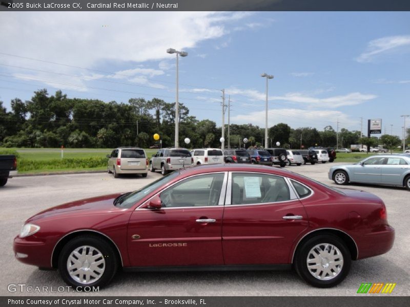 Cardinal Red Metallic / Neutral 2005 Buick LaCrosse CX