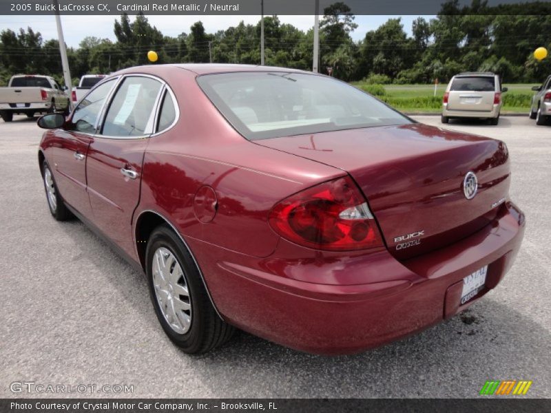 Cardinal Red Metallic / Neutral 2005 Buick LaCrosse CX
