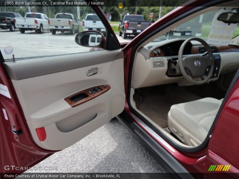 Cardinal Red Metallic / Neutral 2005 Buick LaCrosse CX