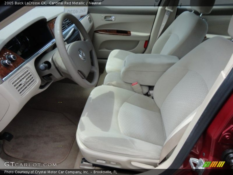 Cardinal Red Metallic / Neutral 2005 Buick LaCrosse CX