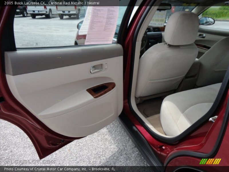 Cardinal Red Metallic / Neutral 2005 Buick LaCrosse CX