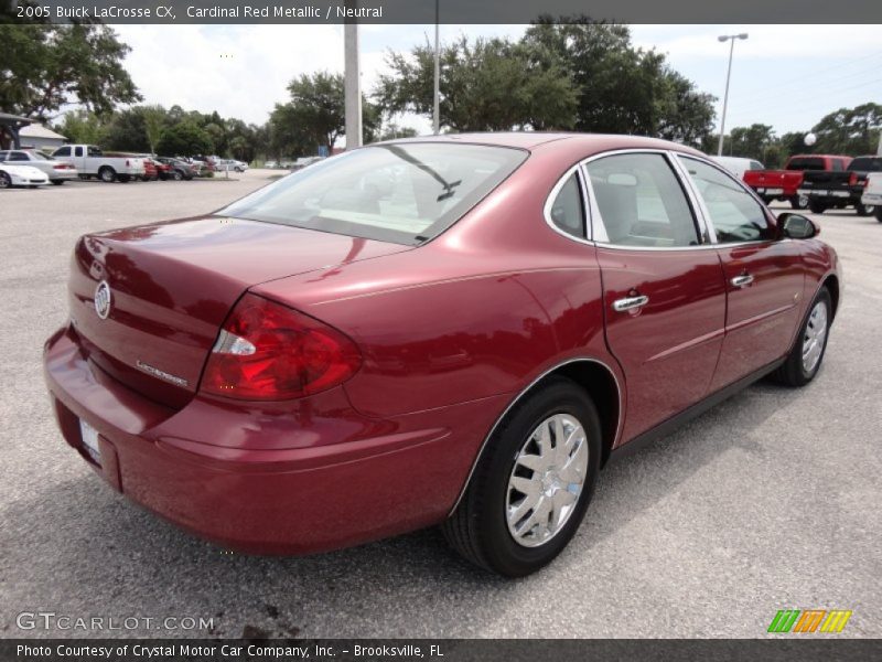 Cardinal Red Metallic / Neutral 2005 Buick LaCrosse CX