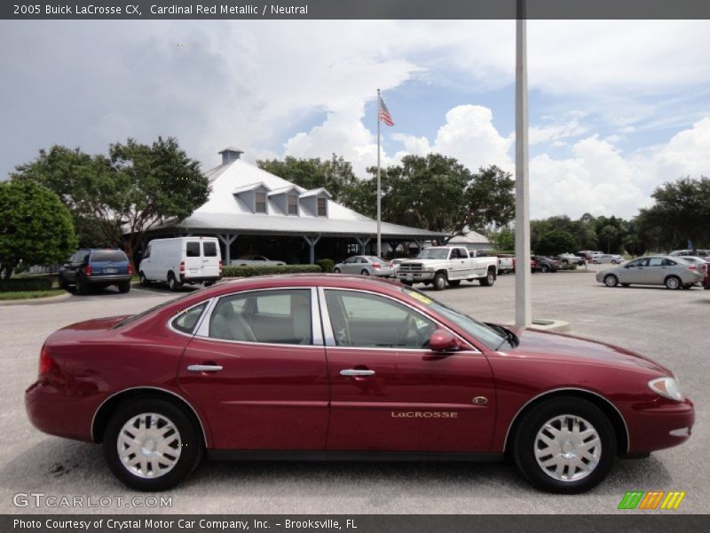Cardinal Red Metallic / Neutral 2005 Buick LaCrosse CX