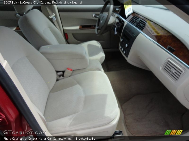 Cardinal Red Metallic / Neutral 2005 Buick LaCrosse CX