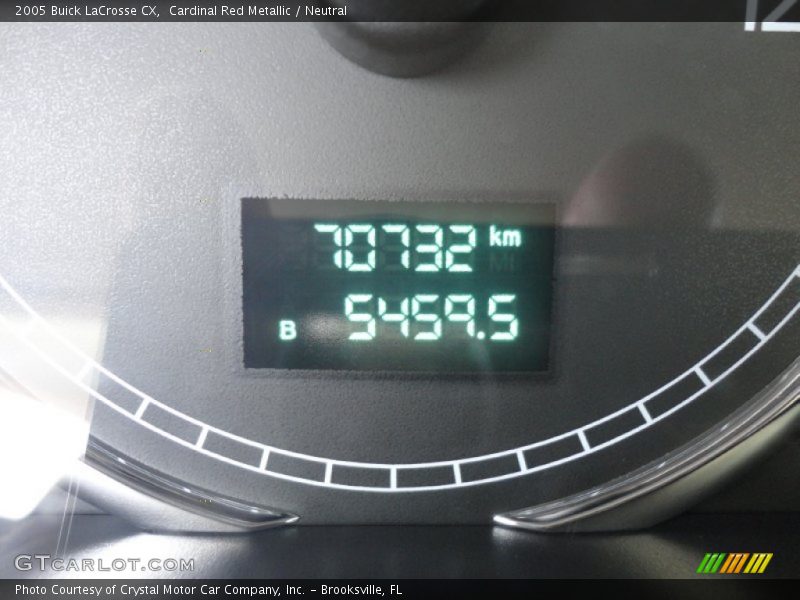 Cardinal Red Metallic / Neutral 2005 Buick LaCrosse CX