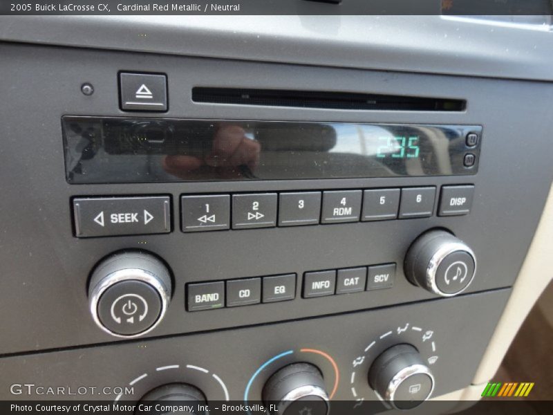Cardinal Red Metallic / Neutral 2005 Buick LaCrosse CX