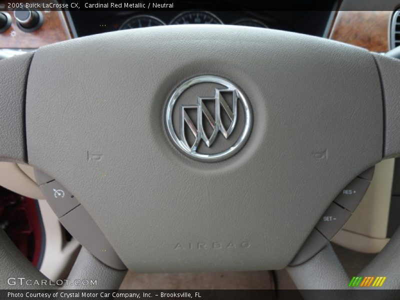 Cardinal Red Metallic / Neutral 2005 Buick LaCrosse CX