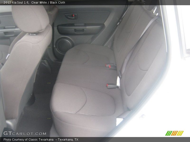 Clear White / Black Cloth 2012 Kia Soul 1.6