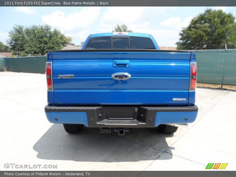 Blue Flame Metallic / Black 2011 Ford F150 FX2 SuperCrew
